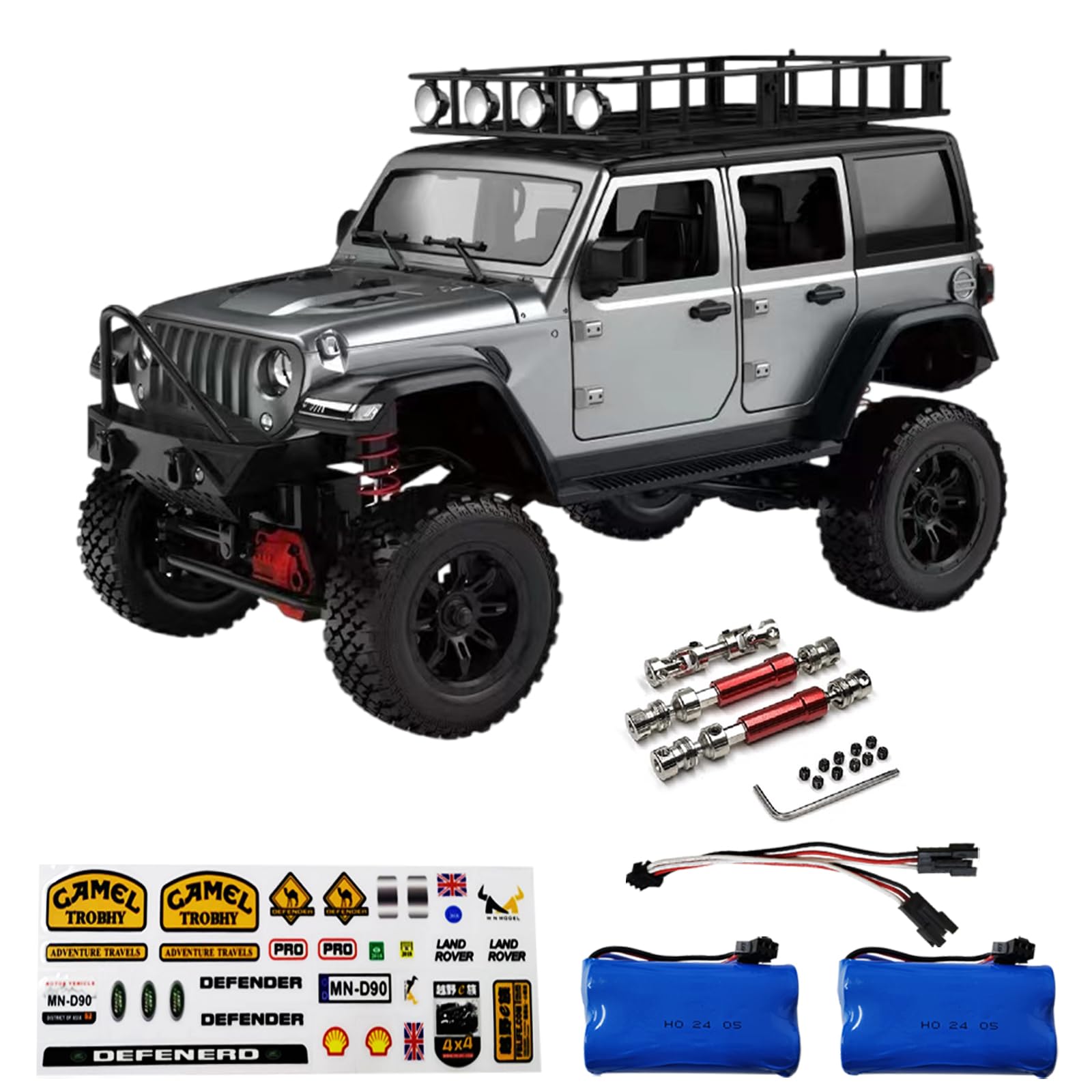 Amazon.com: Skymaker MN128 1/12 4WD RC Crawler - 80m Remote